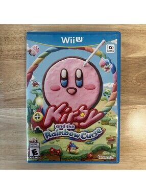 Kirby and the Rainbow Curse (Nintendo Wii U, 2015) CIB Complete Tested